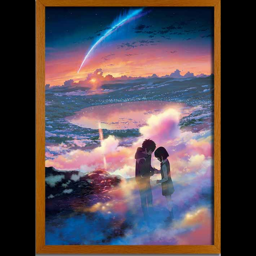 Your Name LED Light Up Painting - Glowing Frame